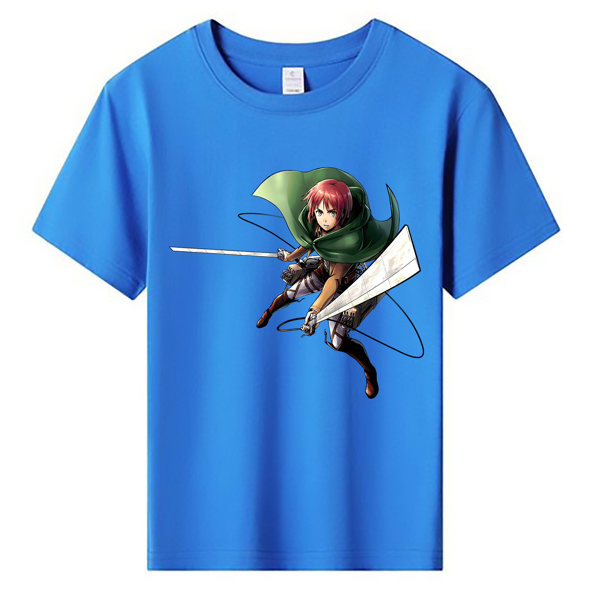 （画像用） 進撃の巨人 Attack on Titan 綿100％キッズTシャツ（フロントプリント）